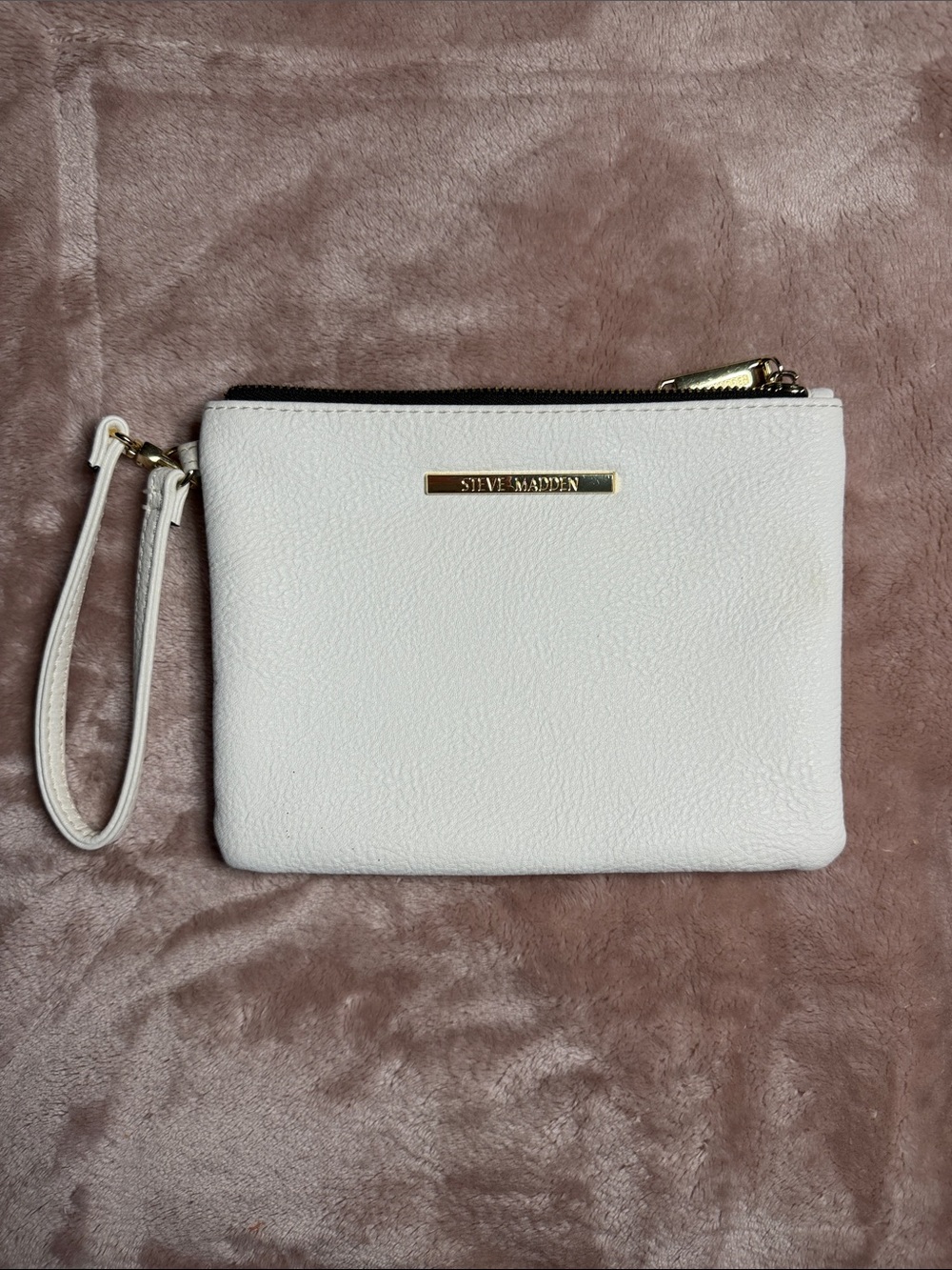 Steve Madden White Clutch